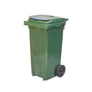 Plastik Çöp Konteyneri Yeşil 120 Litre