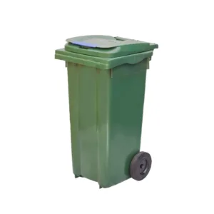 Plastik Çöp Konteyneri Yeşil 240 Litre